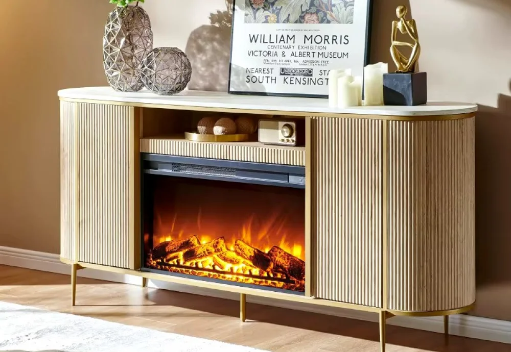 real flame electric fireplace