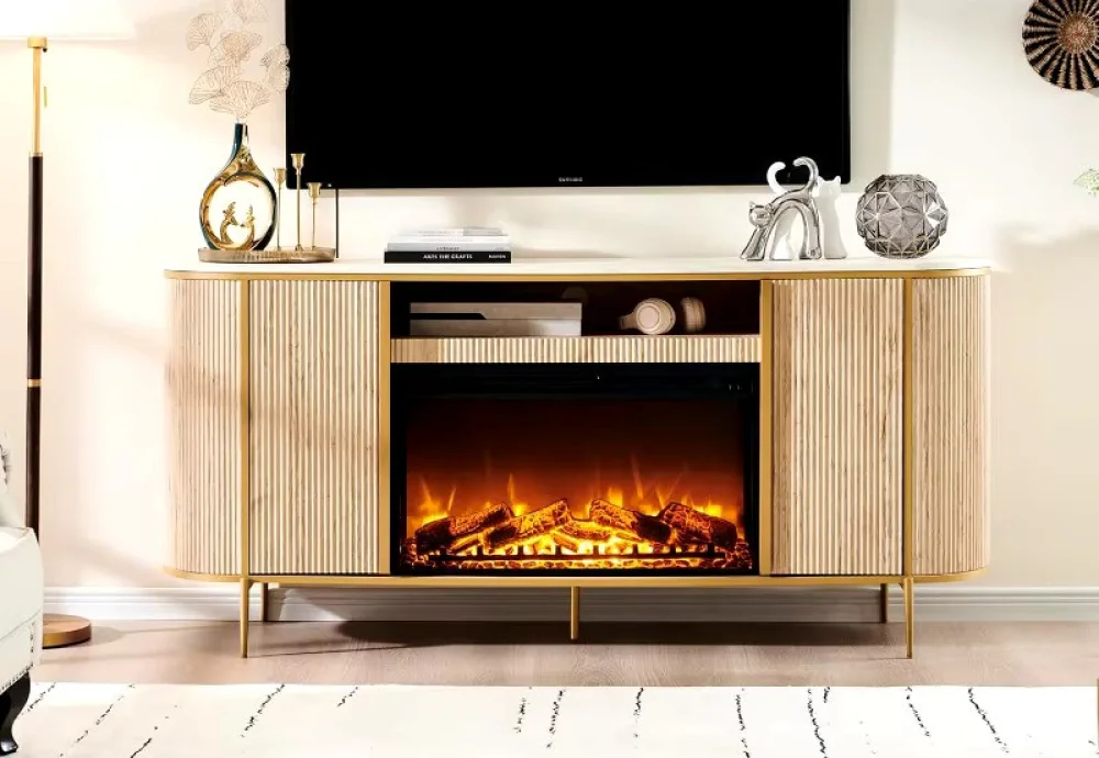 real flame electric fireplace